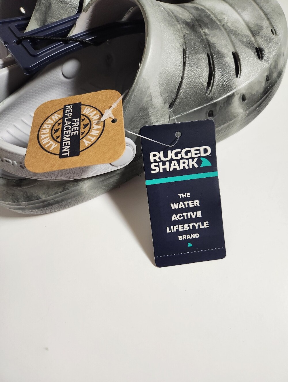 Kids Size 3 Slip On Shoes Rugged Shark - Picture 7 of 9
